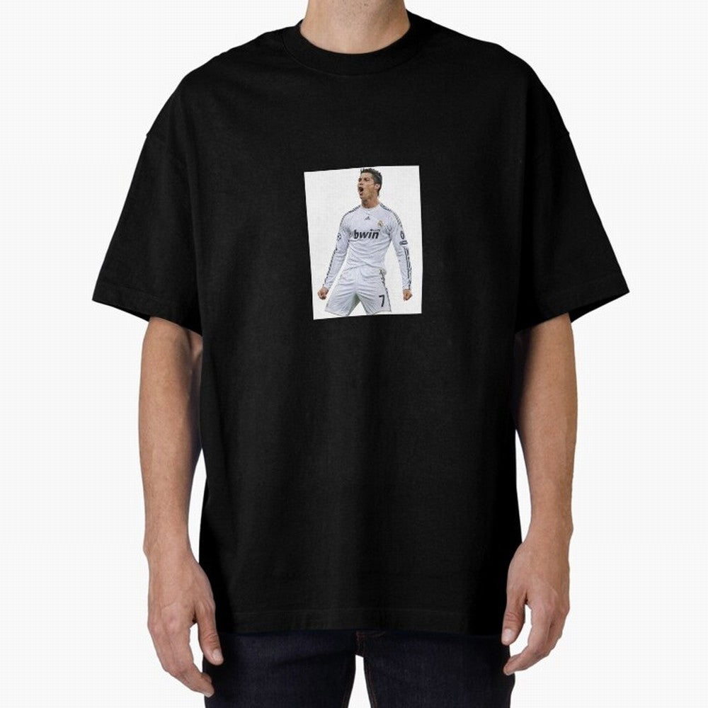 Cristiano Ronaldo 2009 real madrid cr7 Oversized T-Shirt Celebrate the Stars of FIFA World Cup 2026 USA Canada Mexico Spirit, Featuring Argentina, Messi, CR7 and Mbappe, Retro Football Energy, Iconic Rivalries, Trophy Chase Drama and Stadium