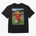 Block CR7 Oversized T-Shirt Embrace Match Day Hype around FIFA World Cup 2026, Messi, CR7 and Mbappe, Brazil, Portugal and Argentina, Football Festival Excitement, Trophy Ambitions, Country Rivalries and Star Player Buzz; Perfect for Fans,