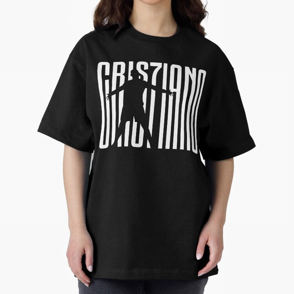Cristiano ronaldo Oversized T-Shirt Fuel Your Fan Pride for Global Football Passion for FIFA World Cup 2026 Group Stage, Driven by CR7, Portugal, Spain and Germany, Football History, Final Match Energy, Crowd Noise and Once in a Lifetime Moments;