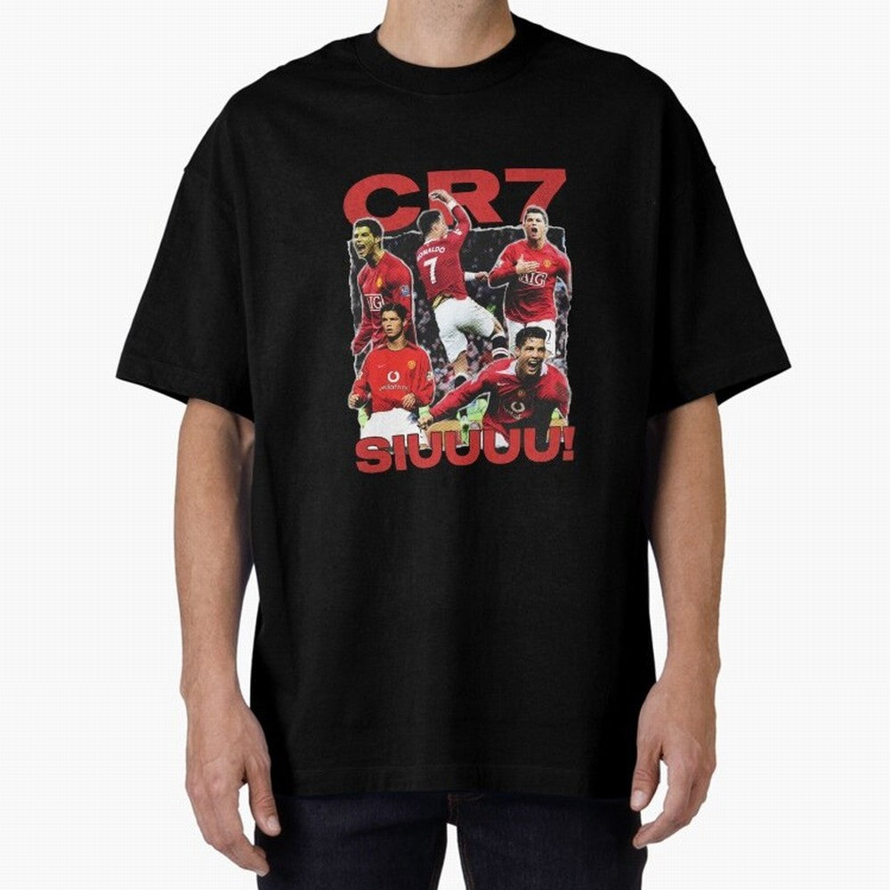 Retro Cristiano Ronaldo Manchester United Oversized T-Shirt Represent Fans Who Live for FIFA World Cup 2026 USA Canada Mexico Spirit, Built around Argentina and Brazil, Haaland, Fan Favorite Moments, National Team Passion, Big Match Drama and