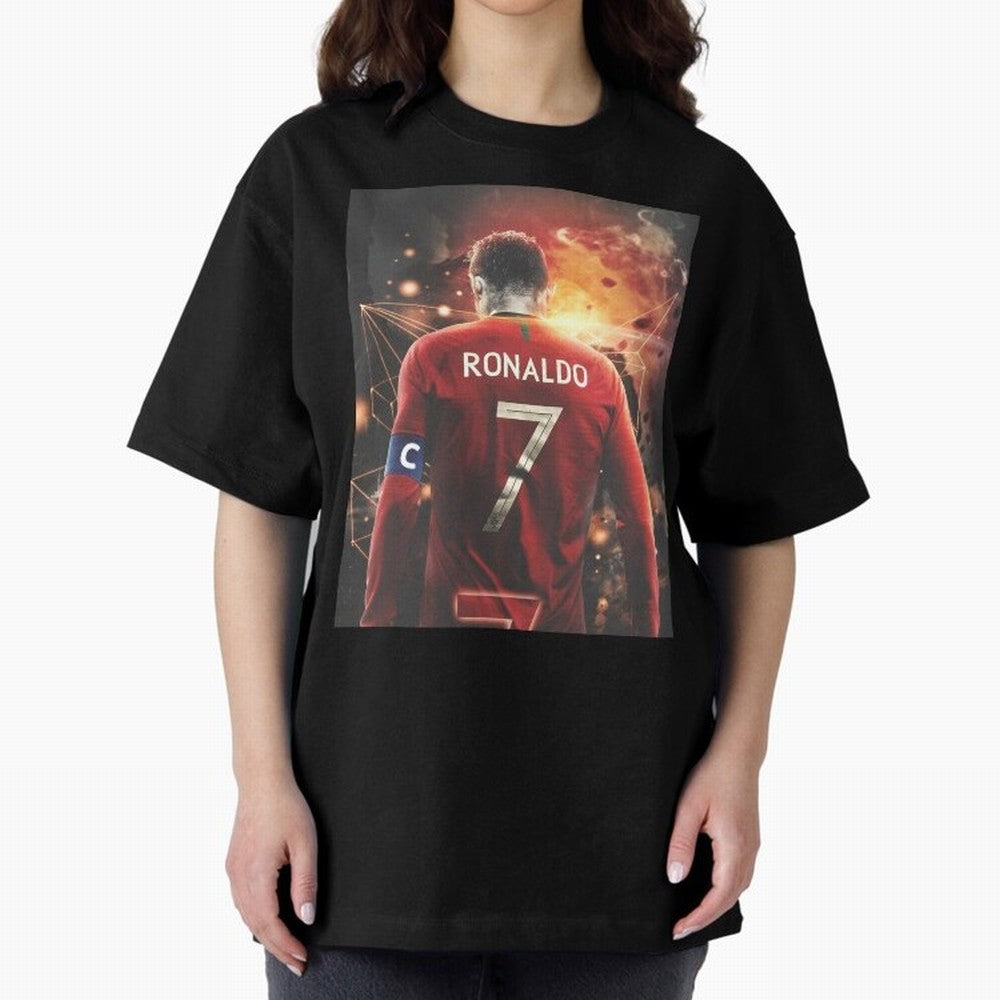 Cristiano Ronaldo Art iPad Case _amp_ Skin Oversized T-Shirt Join the Countdown to FIFA World Cup 2026 Group Stage for Fans of CR7 and Messi and England and Germany, Bringing Tournament Hype, Historic Matchups, Family Viewing Parties and Global