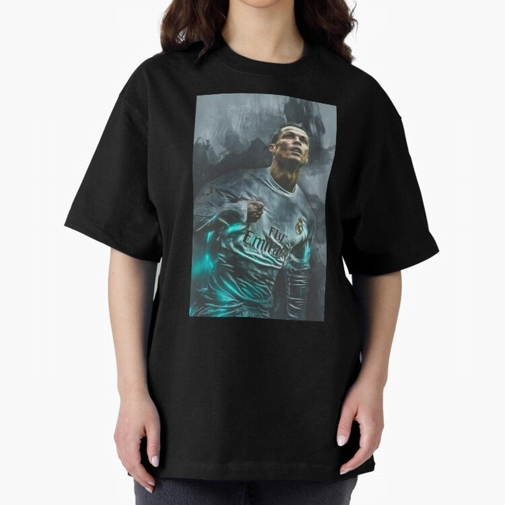 Cristiano Ronaldo iPhone Case Oversized T-Shirt Make Your Look Match FIFA World Cup 2026 Group Stage Spirit, Inspired by Argentina, Haaland, Vintage Soccer Flavor, Modern Football Stars, National Flags and Final Night Emotion; Great for Watch
