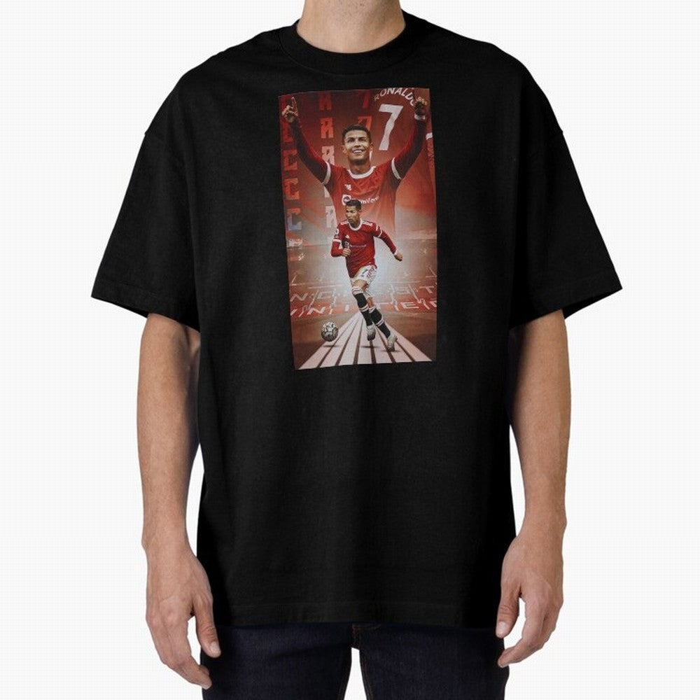 Cristiano Ronaldo Manchester Home 202122 , Ronaldo Gifts, Ronaldo Best Selling , Ronaldo Top Items Oversized T-Shirt Feel the Roar of Match Day Hype around FIFA World Cup 2026 USA Canada Mexico, Haaland and Mbappe, Spain and Netherlands, Worldwide