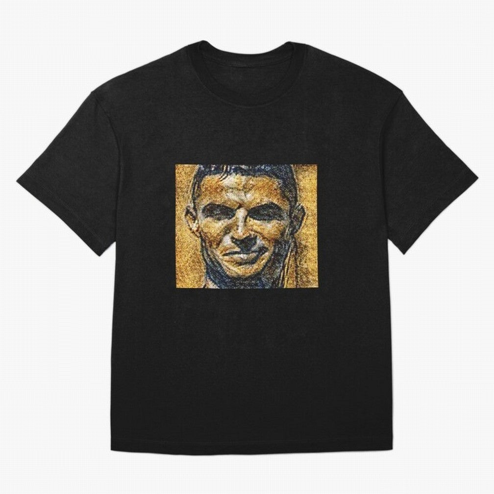 Cristiano Ronaldo Oversized T-Shirt Celebrate the Road through FIFA World Cup 2026 USA Canada Mexico Spirit, Centered on Germany, Cristiano Ronaldo, Haaland and CR7, Football History, Final Match Energy, Crowd Noise and Once in a Lifetime Moments;