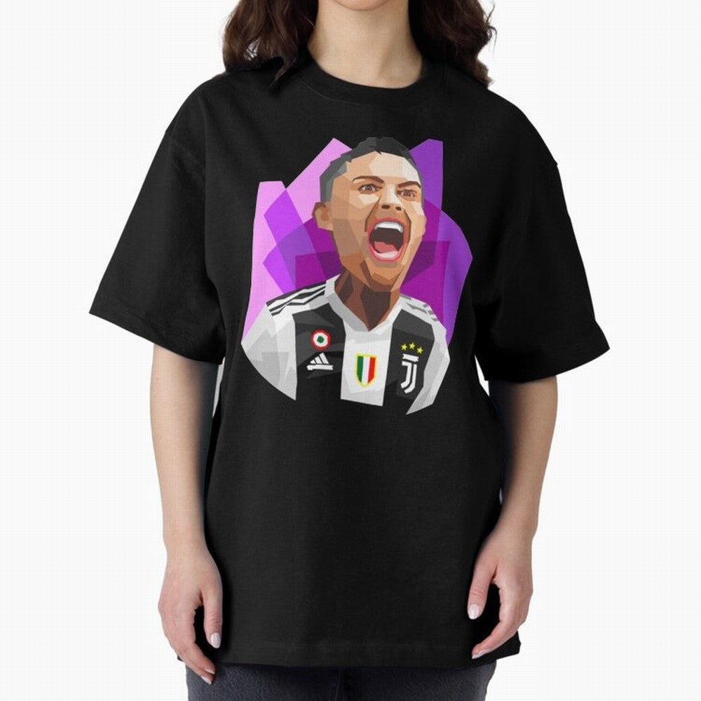 Cristiano Ronaldo Amazing Ronaldo Oversized T-Shirt Cheer through Every Moment of the FIFA World Cup 2026 Group Stage Journey through Neymar Highlights, France and Portugal Pride, Vintage Soccer Flavor, Modern Football Stars, National Flags and