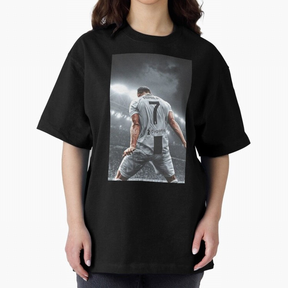 Cristiano Ronaldo Fantastic Player iPhone Case Oversized T-Shirt Honor Football Greatness during Global Football Passion for FIFA World Cup 2026 USA Canada Mexico, Celebrating Messi, CR7 and Mbappe, Portugal, Spain and Germany, Sports Nostalgia,