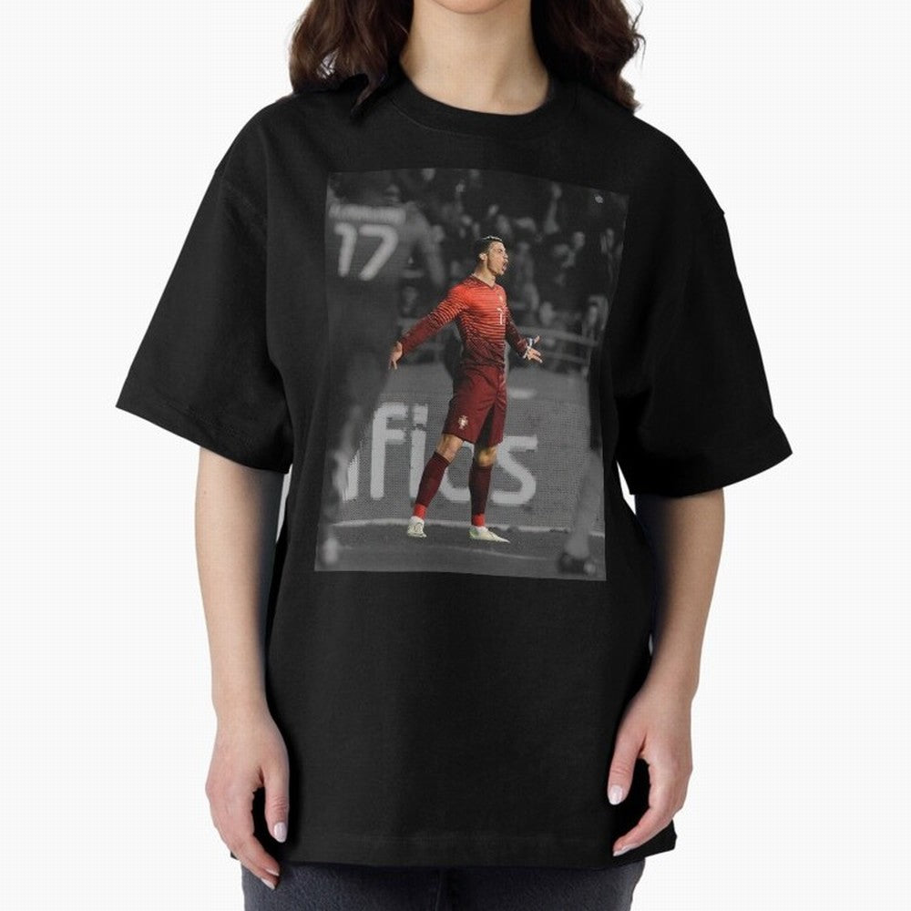 Cristiano Ronaldo Siuuuuuu,Ronaldo Gifts, Ronaldo Best Selling , Ronaldo Top Items Oversized T-Shirt Join the Countdown to FIFA World Cup 2026 USA Canada Mexico with Cristiano Ronaldo, Haaland and CR7, Brazil Energy, Game Day Rituals, Football