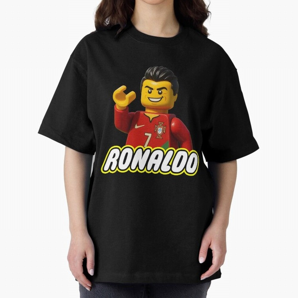Block CR7 Oversized T-Shirt Embrace FIFA World Cup 2026 Group Stage for Fans of Cristiano Ronaldo and Argentina, Bringing Football History, Final Match Energy, Crowd Noise and Once in a Lifetime Moments; Perfect for Fans, Collectors, Family