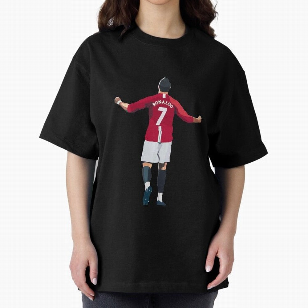 Cristiano Ronaldo Oversized T-Shirt Discover Global Football Passion for FIFA World Cup 2026, Built around Cristiano Ronaldo, Haaland and CR7, Argentina, France and Brazil, Worldwide Fan Energy, Dramatic Goals, Stadium Lights and Championship