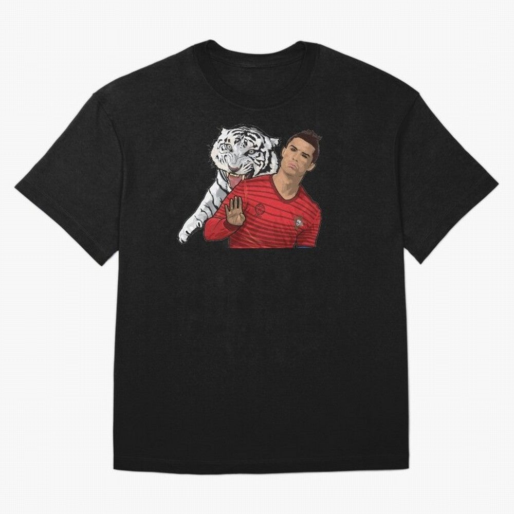 Cristiano Ronaldo Oversized T-Shirt Honor the Football Icons of FIFA World Cup 2026 USA Canada Mexico for Fans of Neymar and England, Bringing Classic Soccer Heritage, Championship Pressure, Fan Loyalty and International Pride; Made for Collectors