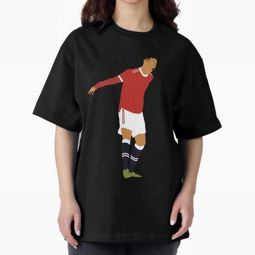 Cristiano Ronaldo Manchester United Oversized T-Shirt Bring World Football Passion into the FIFA World Cup 2026 Journey through Messi Highlights, France and Portugal Pride, Fan Favorite Moments, National Team Passion, Big Match Drama and Soccer