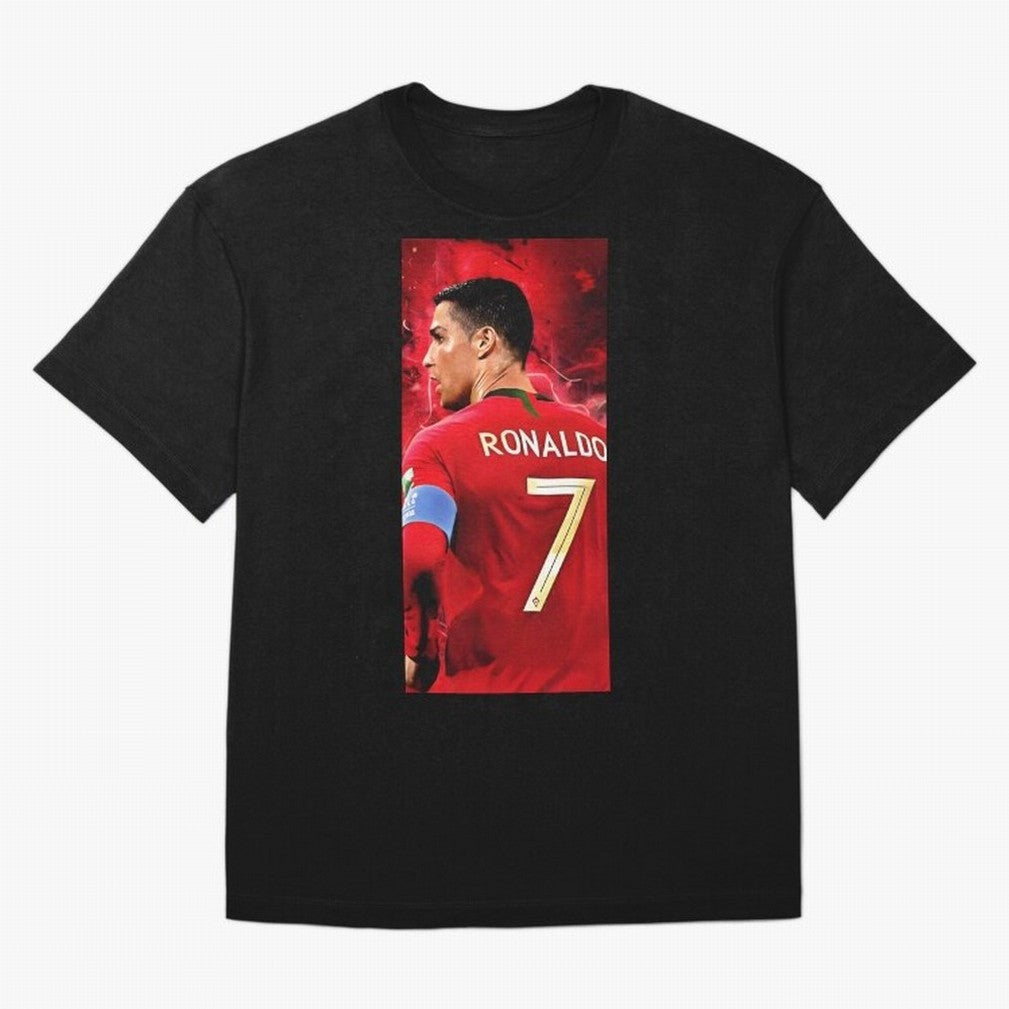 Cristiano Ronaldo Oversized T-Shirt Capture FIFA World Cup 2026 Centered on Messi, Neymar and Mbappe, Portugal, Spain and Germany Energy, Fan Favorite Moments, National Team Passion, Big Match Drama and Soccer History; Made for Collectors Who Enjoy