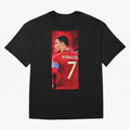 Cristiano Ronaldo Oversized T-Shirt Capture FIFA World Cup 2026 Centered on Messi, Neymar and Mbappe, Portugal, Spain and Germany Energy, Fan Favorite Moments, National Team Passion, Big Match Drama and Soccer History; Made for Collectors Who Enjoy