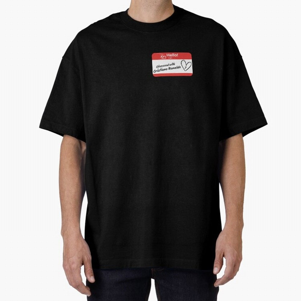 Cristiano Ronaldo Obsessed Oversized T-Shirt Celebrate Football Heritage in the FIFA World Cup 2026 Journey through Cristiano Ronaldo Highlights, Brazil Pride, Football Passion, Legendary Performances, Festival Vibes and Supporter Community; Made