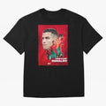 CRISTIANO RONALDO WORLD CUP 2022 Oversized T-Shirt Celebrate the Road through FIFA World Cup 2026 Filled with Messi, France and Portugal Energy, Football Festival Excitement, Trophy Ambitions, Country Rivalries and Star Player Buzz; Ideal for