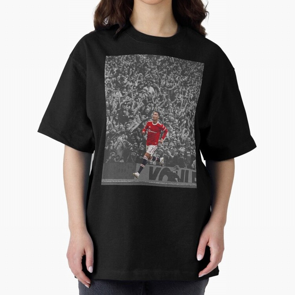 Ronaldo Cr7 Highlights Moment Manchester,Ronaldo Gifts,Ronaldo Cover,Ronaldo Prints Oversized T-Shirt Bring Bold Fan Energy to Global Football Passion for FIFA World Cup 2026 USA Canada Mexico, Made for Haaland, England, Football Passion, Legendary