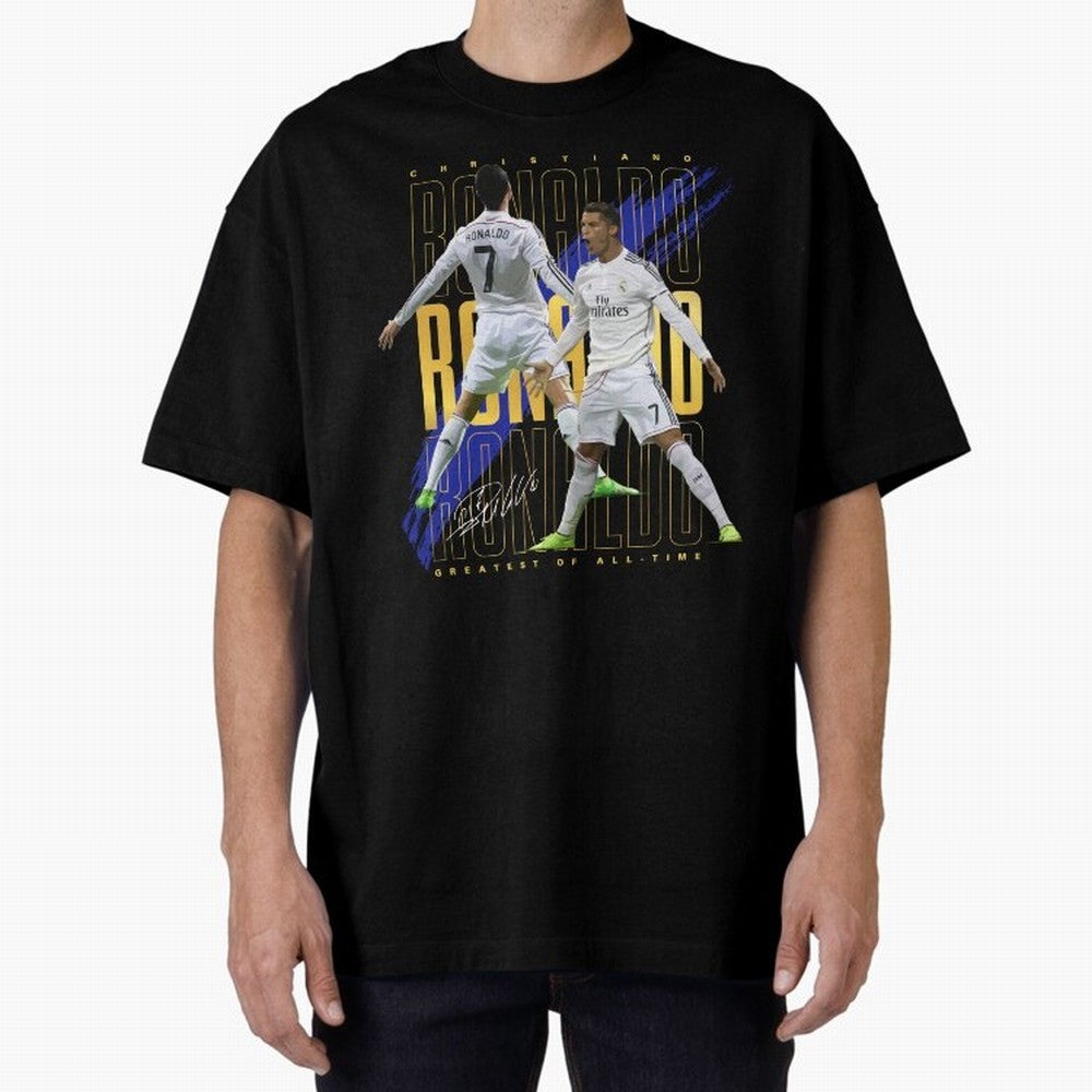 Cristiano Ronaldo Suuiii! Oversized T-Shirt Relive Global Football Passion for FIFA World Cup 2026 Group Stage, Made for Neymar, Haaland and Cristiano Ronaldo, England and Germany, Game Day Rituals, Football Legends, Country Pride and the Road to
