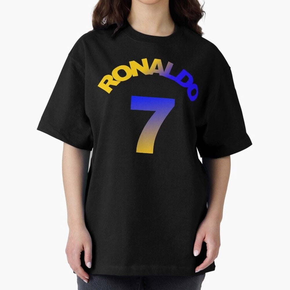 Cristiano Ronaldo Manchester United Oversized T-Shirt Bring Trophy Dreams to Match Day Hype around FIFA World Cup 2026 USA Canada Mexico, Mbappe, Germany, Goal Celebration Energy, Supporter Heritage, Football Icons and Worldwide Tournament Joy;