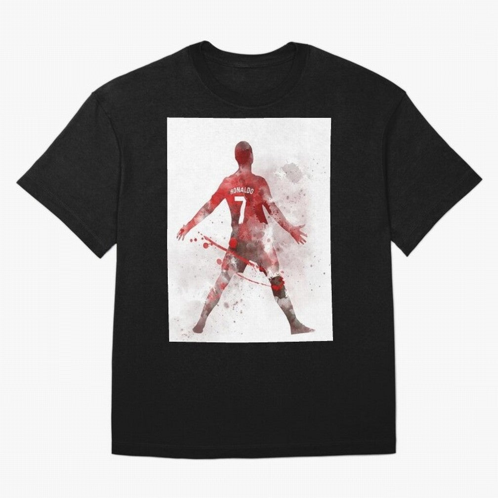 Cristiano Ronaldo Oversized T-Shirt Build FIFA World Cup 2026 USA Canada Mexico Spirit, Inspired by Argentina and Brazil, Haaland and Mbappe, Football History, Final Match Energy, Crowd Noise and Once in a Lifetime Moments; Perfect for People Who