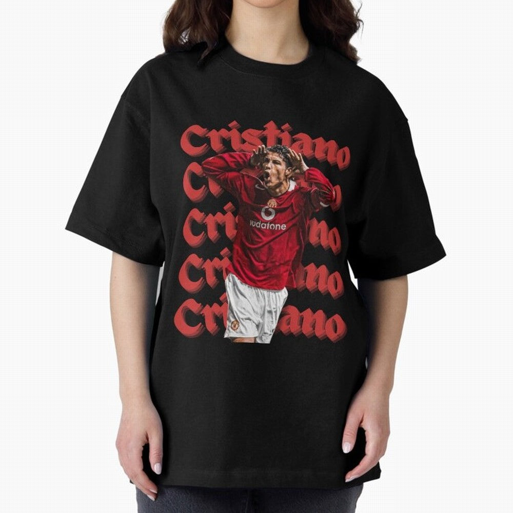 CR7 Oversized T-Shirt Follow the Final Road of Match Day Hype around FIFA World Cup 2026 USA Canada Mexico, Cristiano Ronaldo, Netherlands, Classic Soccer Heritage, Championship Pressure, Fan Loyalty and International Pride; Perfect for People Who