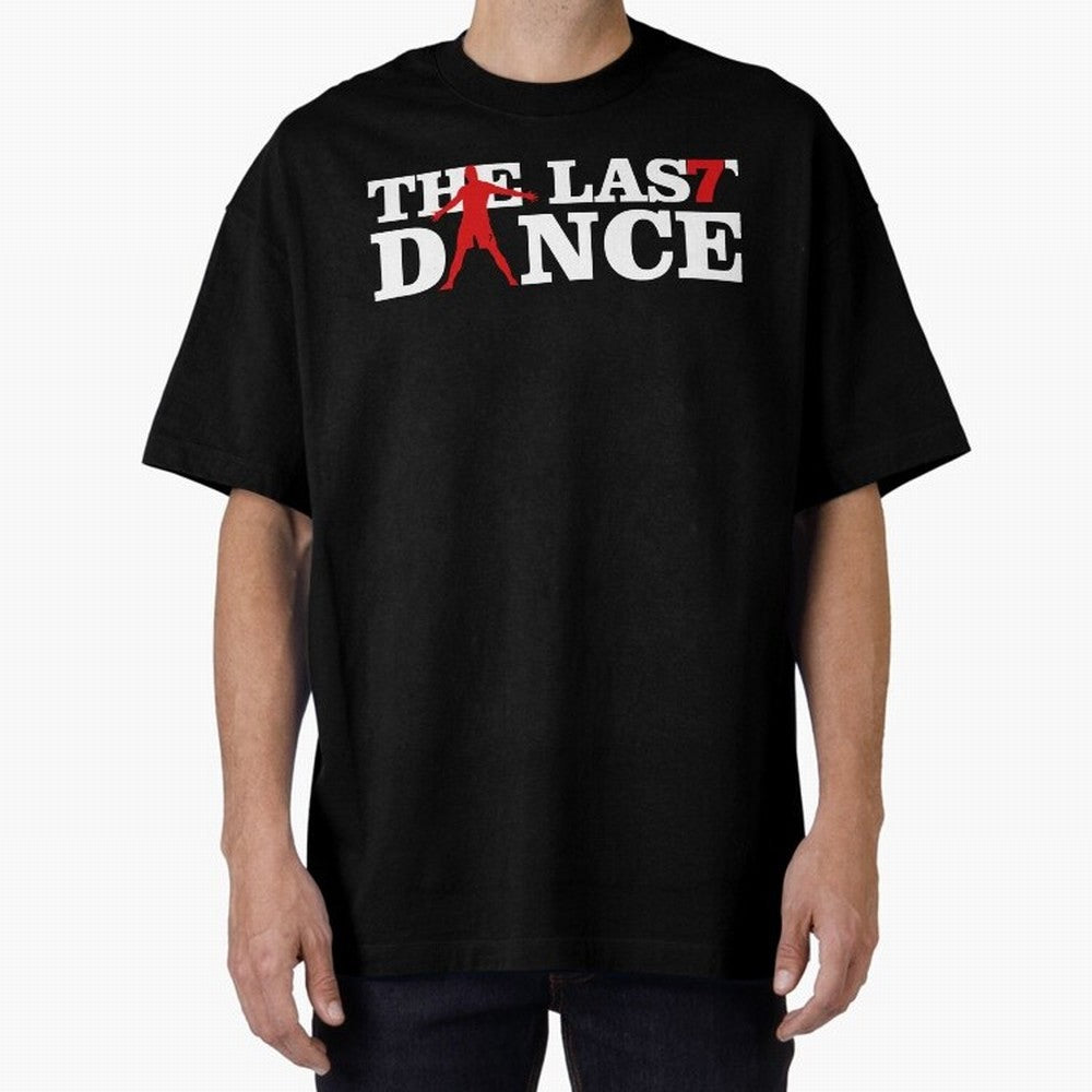 Cr7 The Last Dance Oversized T-Shirt Show Your Love for Global Football Passion for FIFA World Cup 2026, Driven by CR7 and Messi, England, Football Festival Excitement, Trophy Ambitions, Country Rivalries and Star Player Buzz; Great for Watch