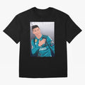 Cristiano Ronaldo Oversized T-Shirt Step into Match Day Hype around FIFA World Cup 2026 USA Canada Mexico, Mbappe and Neymar, Argentina, France and Brazil, Football Festival Excitement, Trophy Ambitions, Country Rivalries and Star Player Buzz;