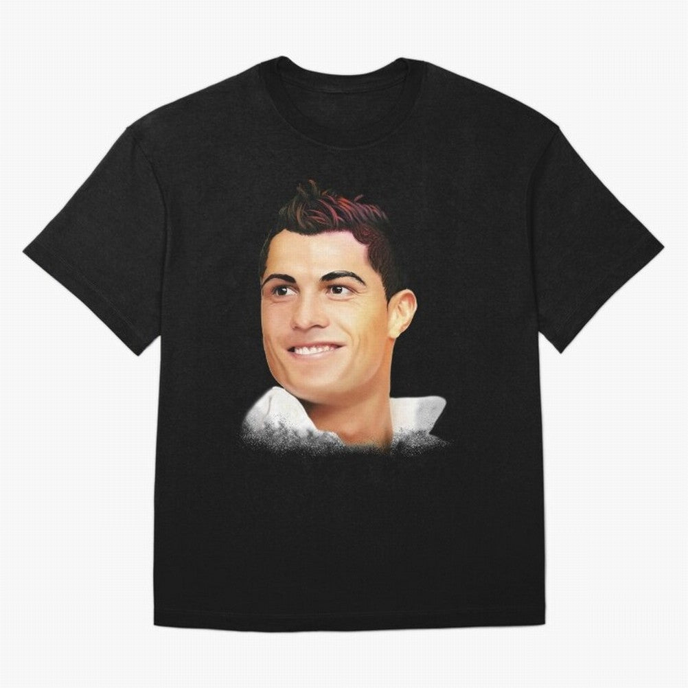 Cristiano Ronaldo CR7 | Digital Painting Oversized T-Shirt Celebrate Global Passion for FIFA World Cup 2026 USA Canada Mexico Filled with Mbappe, Germany Energy, Tournament Hype, Historic Matchups, Family Viewing Parties and Global Sports Pride;
