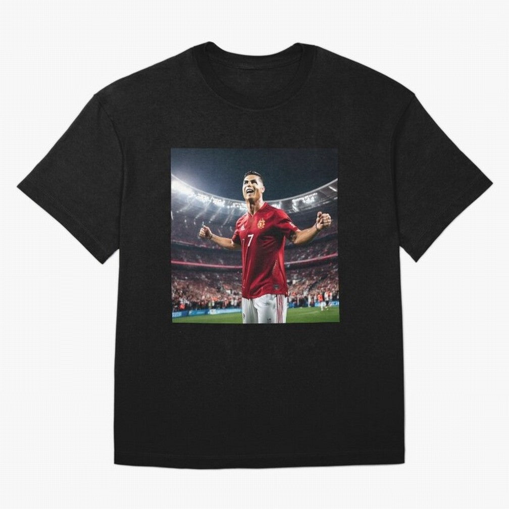 cristiano ronaldo celebrates goal Oversized T-Shirt Celebrate Football Heritage in FIFA World Cup 2026 USA Canada Mexico for Fans of Neymar and Netherlands, Bringing Stadium Memories, Football Loyalty, International Chants and Championship