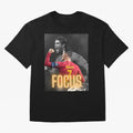 Focus With CR7 Oversized T-Shirt Build Match Day Hype around FIFA World Cup 2026, Mbappe and Neymar, Spain, Game Day Rituals, Football Legends, Country Pride and the Road to the Final; Perfect for Supporters Who Want Bold Football Energy, Global