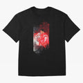 Ronaldo Illustration 003 Oversized T-Shirt Bring International Match Energy to Global Football Passion for FIFA World Cup 2026, Built around Messi and Cristiano Ronaldo, Netherlands, Football Passion, Legendary Performances, Festival Vibes and