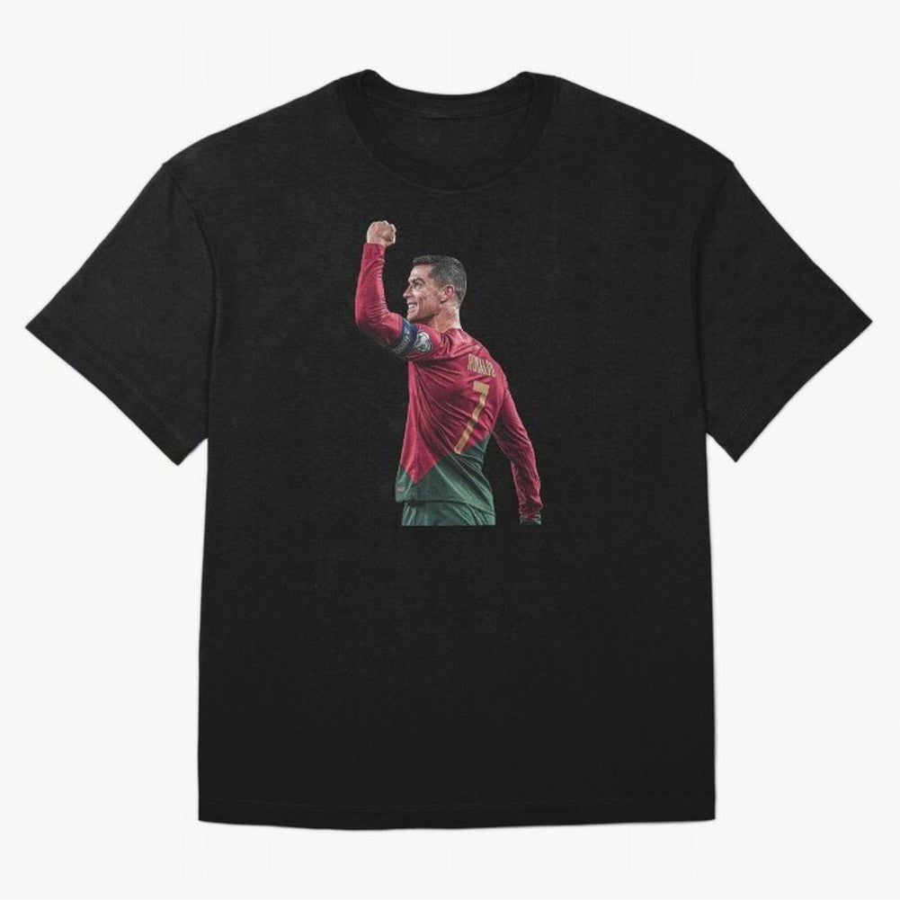 Cristiano Ronaldo Oversized T-Shirt Carry the Dream of FIFA World Cup 2026 Group Stage Connected to Messi, Neymar and Mbappe, England, France and Netherlands Energy, Classic Soccer Heritage, Championship Pressure, Fan Loyalty and International