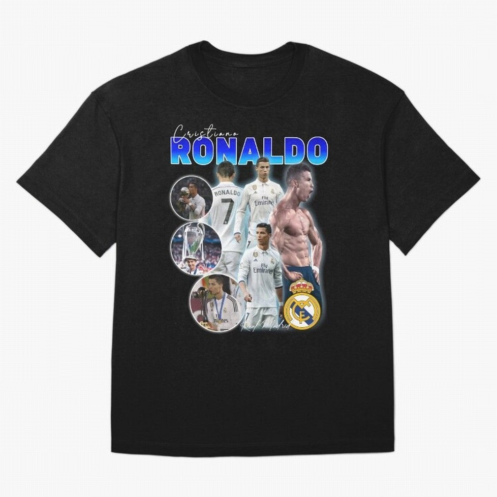 Cristiano Ronaldo Bootleg Oversized T-Shirt Stand with FIFA World Cup 2026 Group Stage Made for CR7, Brazil, Portugal and Argentina Energy, Football Passion, Legendary Performances, Festival Vibes and Supporter Community; Great for Supporters Who