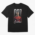 Cristiano Ronaldo Oversized T-Shirt Bring World Football Passion into FIFA World Cup 2026 Group Stage for Fans of Mbappe and Portugal, Bringing Champion Mindset, Group Stage Buzz, Knockout Tension and Passionate Fan Culture; Perfect for Supporters