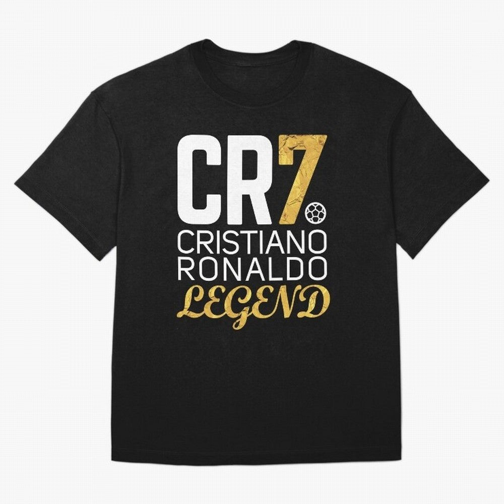 CR7 legend gold Oversized T-Shirt Bring Retro Soccer Energy to FIFA World Cup 2026 Group Stage Spirit, Highlighting Brazil, Messi, Neymar and Mbappe, Tournament Hype, Historic Matchups, Family Viewing Parties and Global Sports Pride; Ideal for