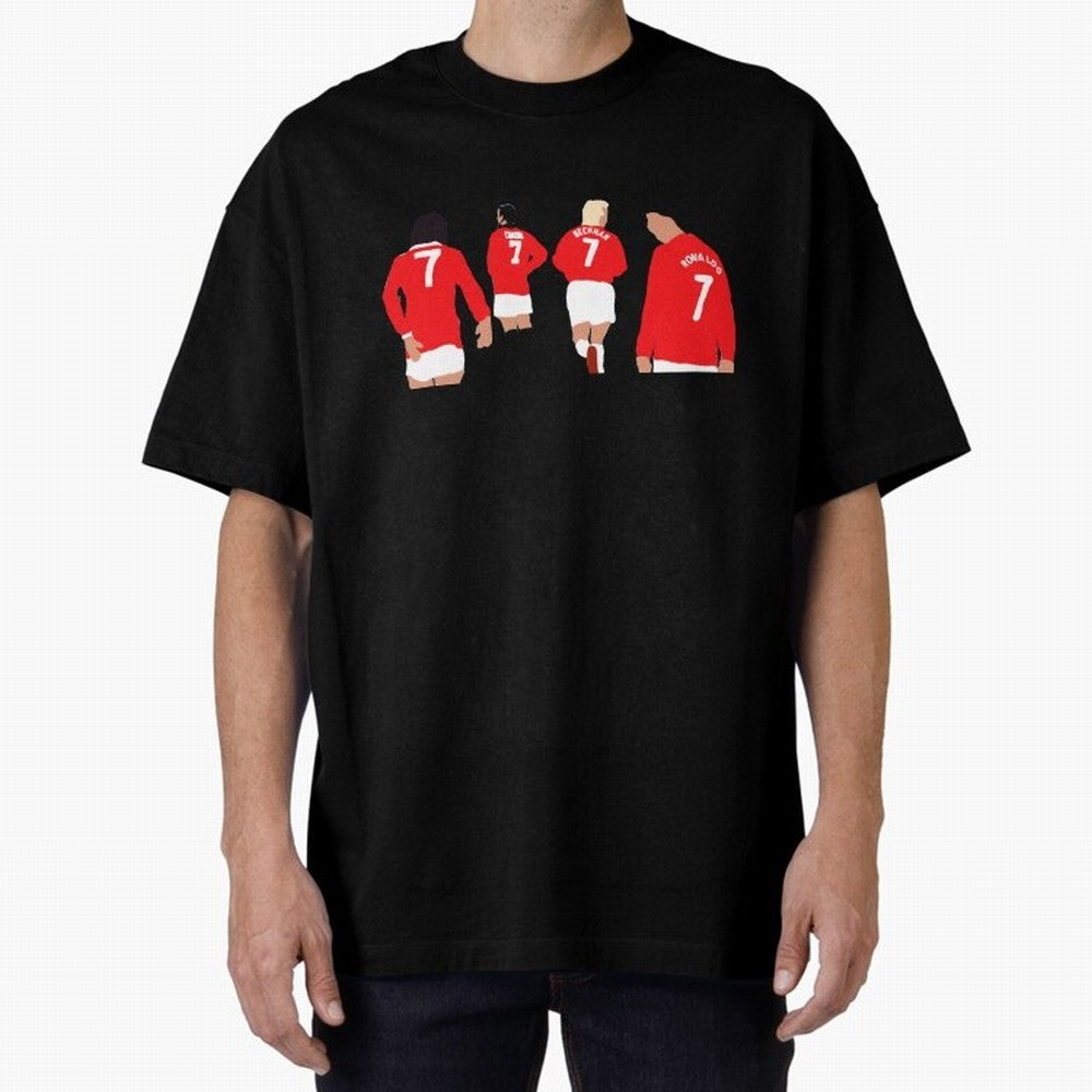 Manchester United Number 7 Legends Oversized T-Shirt Bring Supporter Culture to FIFA World Cup 2026 USA Canada Mexico Inspired by Haaland, Portugal Energy, Classic Soccer Heritage, Championship Pressure, Fan Loyalty and International Pride; Great
