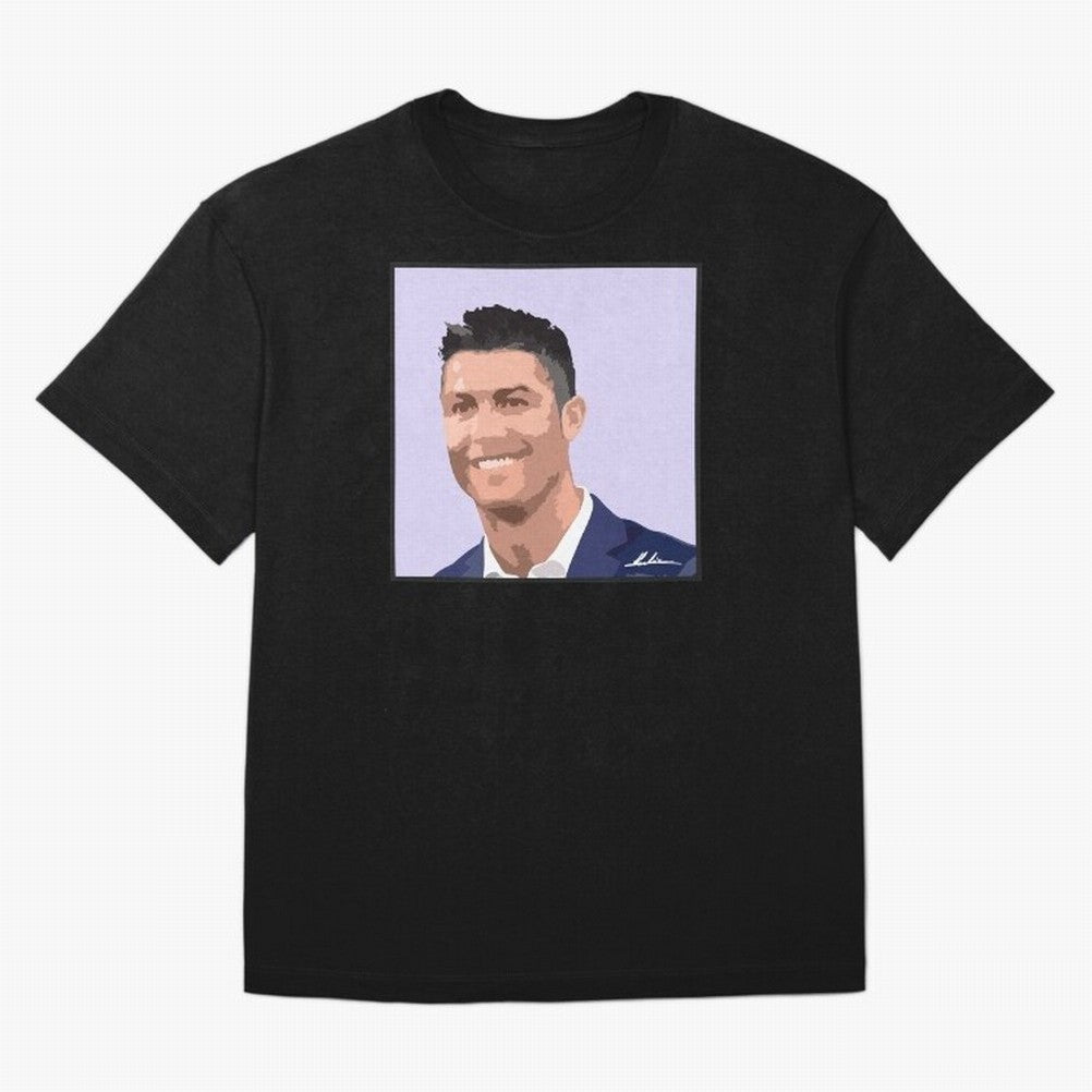 Cristiano Ronaldo Oversized T-Shirt Create Global Football Passion for FIFA World Cup 2026 Group Stage, Capturing Haaland and Mbappe, France, Goal Celebration Energy, Supporter Heritage, Football Icons and Worldwide Tournament Joy; Ideal for