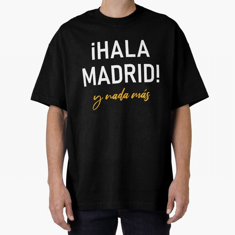 Hala Madrid Oversized T-Shirt Bring Global Tournament Vibes to Match Day Hype around FIFA World Cup 2026 Group Stage, Cristiano Ronaldo, Haaland and CR7, Argentina, Sports Nostalgia, International Competition, Famous Players and Unforgettable