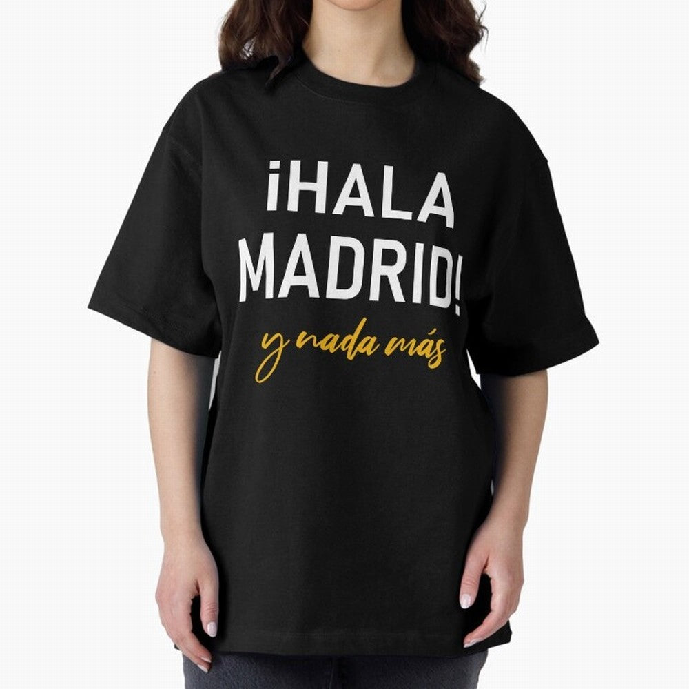 Hala Madrid Oversized T-Shirt Bring Global Tournament Vibes to Match Day Hype around FIFA World Cup 2026 Group Stage, Cristiano Ronaldo, Haaland and CR7, Argentina, Sports Nostalgia, International Competition, Famous Players and Unforgettable