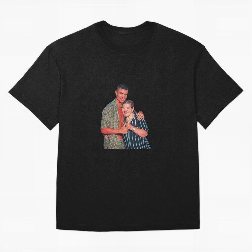 its criis with his mother Oversized T-Shirt Support FIFA World Cup 2026 USA Canada Mexico Spirit, Featuring Brazil, CR7 and Messi, Global Supporter Spirit, Legendary Goals, National Colors and Tournament Celebration; Created for Match Day Parties,