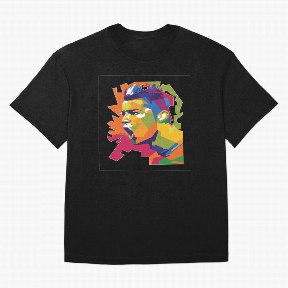 Ronaldo Cristiano Ronaldo pop potrait Oversized T-Shirt Honor Champions and Dreams in FIFA World Cup 2026 Group Stage for Fans of Messi, Neymar and Mbappe and England, Bringing Classic Soccer Heritage, Championship Pressure, Fan Loyalty and