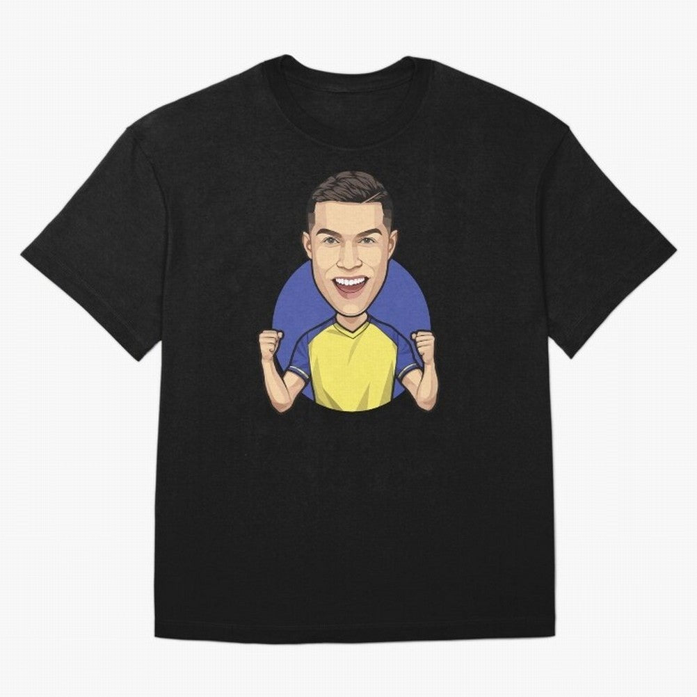 Ronaldo Al-Nassr 2022 Oversized T-Shirt Show Love for Legendary Goals in FIFA World Cup 2026 USA Canada Mexico Featuring Neymar, Haaland and Cristiano Ronaldo, Spain and Netherlands Energy, Vintage Soccer Flavor, Modern Football Stars, National
