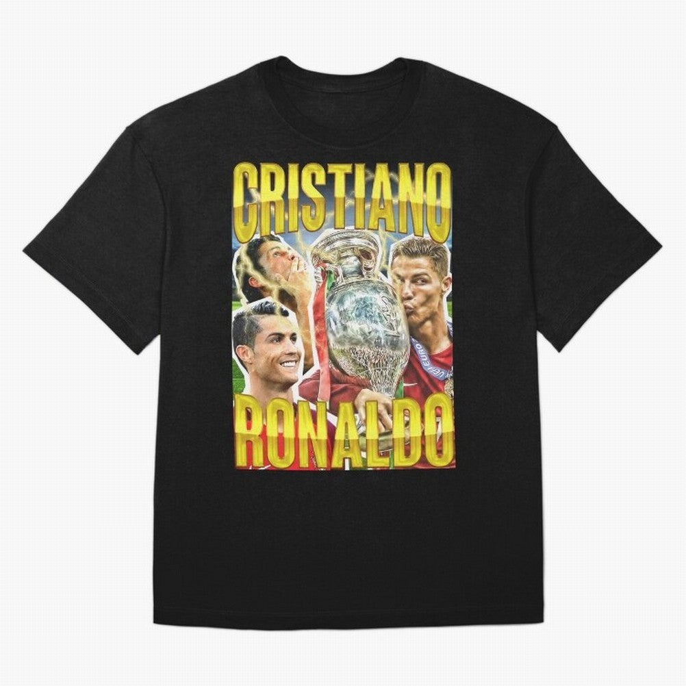 Cristiano Ronaldo CR7 SIUUU El Bicho Vintage Retro Design Oversized T-Shirt Bring Retro Soccer Energy to FIFA World Cup 2026 Group Stage for Fans of Haaland and Mbappe and Argentina, Bringing Worldwide Fan Energy, Dramatic Goals, Stadium Lights and