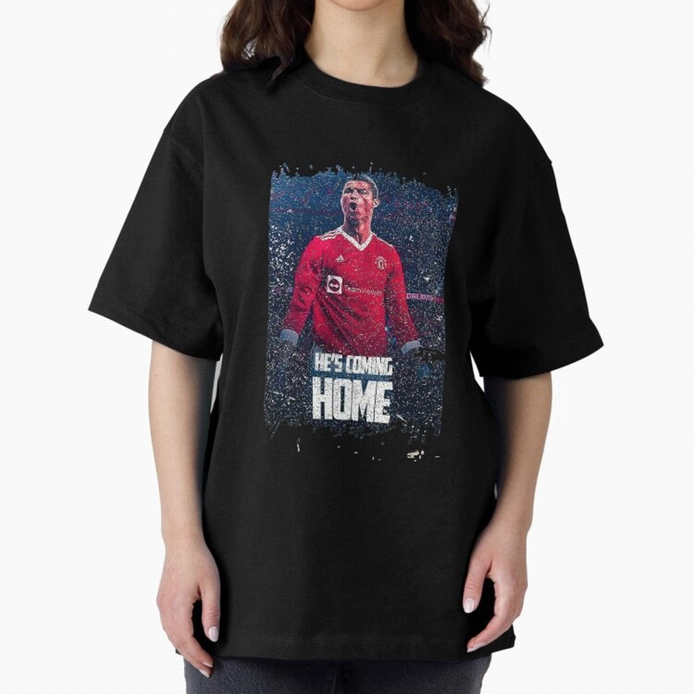 Cristiano Ronaldo Cristiano Ronaldoo Oversized T-Shirt Celebrate Unforgettable Nights in FIFA World Cup 2026 for Fans of Neymar and Brazil, Bringing Stadium Chants, National Pride, Trophy Dreams and Unforgettable Football Memories; Great for Watch