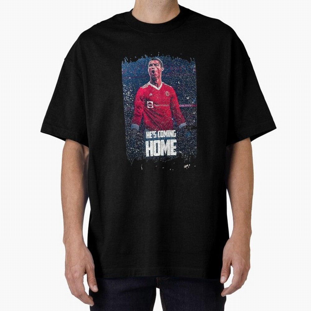 Cristiano Ronaldo Cristiano Ronaldoo Oversized T-Shirt Celebrate Unforgettable Nights in FIFA World Cup 2026 for Fans of Neymar and Brazil, Bringing Stadium Chants, National Pride, Trophy Dreams and Unforgettable Football Memories; Great for Watch
