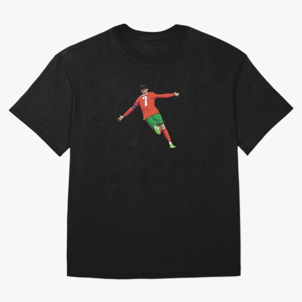 Cristiano Ronaldo Oversized T-Shirt Celebrate Golden Goal Energy in Global Football Passion for FIFA World Cup 2026 Group Stage, Filled with Messi and Cristiano Ronaldo, Argentina, France and Brazil, Tournament Hype, Historic Matchups, Family