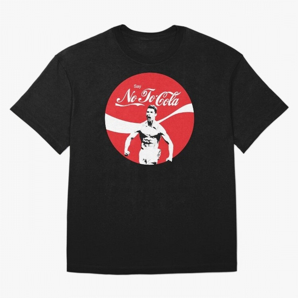 Cristiano Ronaldo - Say No To Cola Oversized T-Shirt Join the Global Buzz around FIFA World Cup 2026 Connected to Mbappe, France Energy, Supporter Pride, Iconic Celebrations, Legendary Names and Global Match Day Energy; Ideal for Passionate Fans