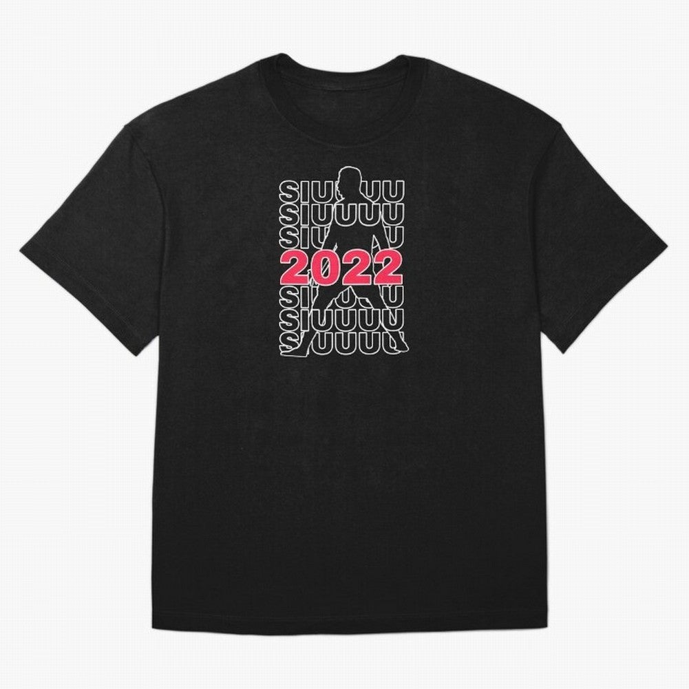Siuuu 2022 Cristiano ronaldo goal Oversized T-Shirt Make Memories around Global Football Passion for FIFA World Cup 2026 Group Stage, Filled with Messi, Neymar and Mbappe, Brazil, Worldwide Fan Energy, Dramatic Goals, Stadium Lights and
