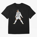 Cristiano Ronaldo 3 Oversized T-Shirt Show Love for Legendary Goals in Global Football Passion for FIFA World Cup 2026 Group Stage, Capturing Messi, CR7 and Mbappe, England, France and Netherlands, Stadium Chants, National Pride, Trophy Dreams and