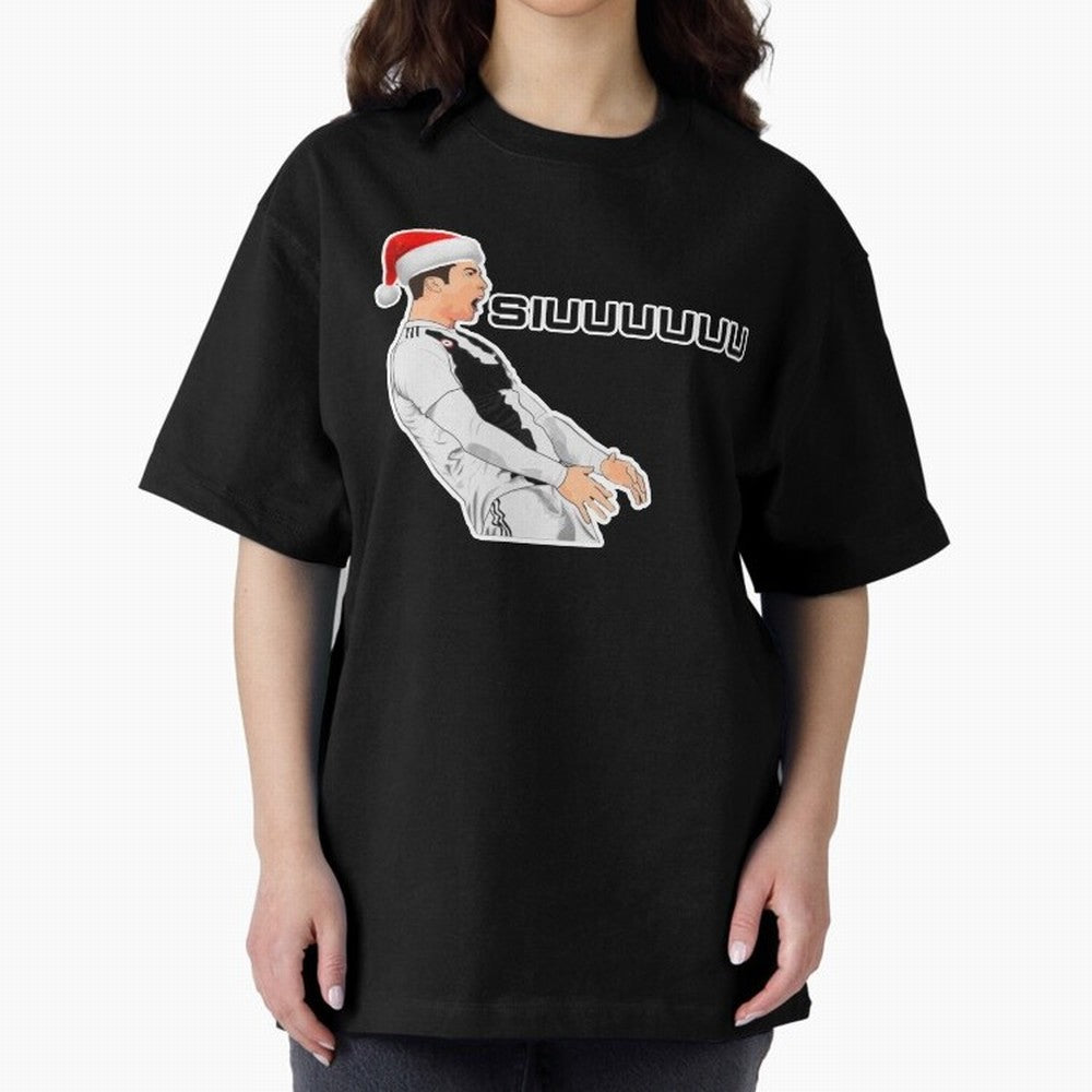 Siuuu Cristiano ronaldo funny Oversized T-Shirt Bring Bold Fan Energy to FIFA World Cup 2026 USA Canada Mexico Spirit, Celebrating Portugal, Spain and Germany, Messi and Cristiano Ronaldo, Retro Football Energy, Iconic Rivalries, Trophy Chase Drama