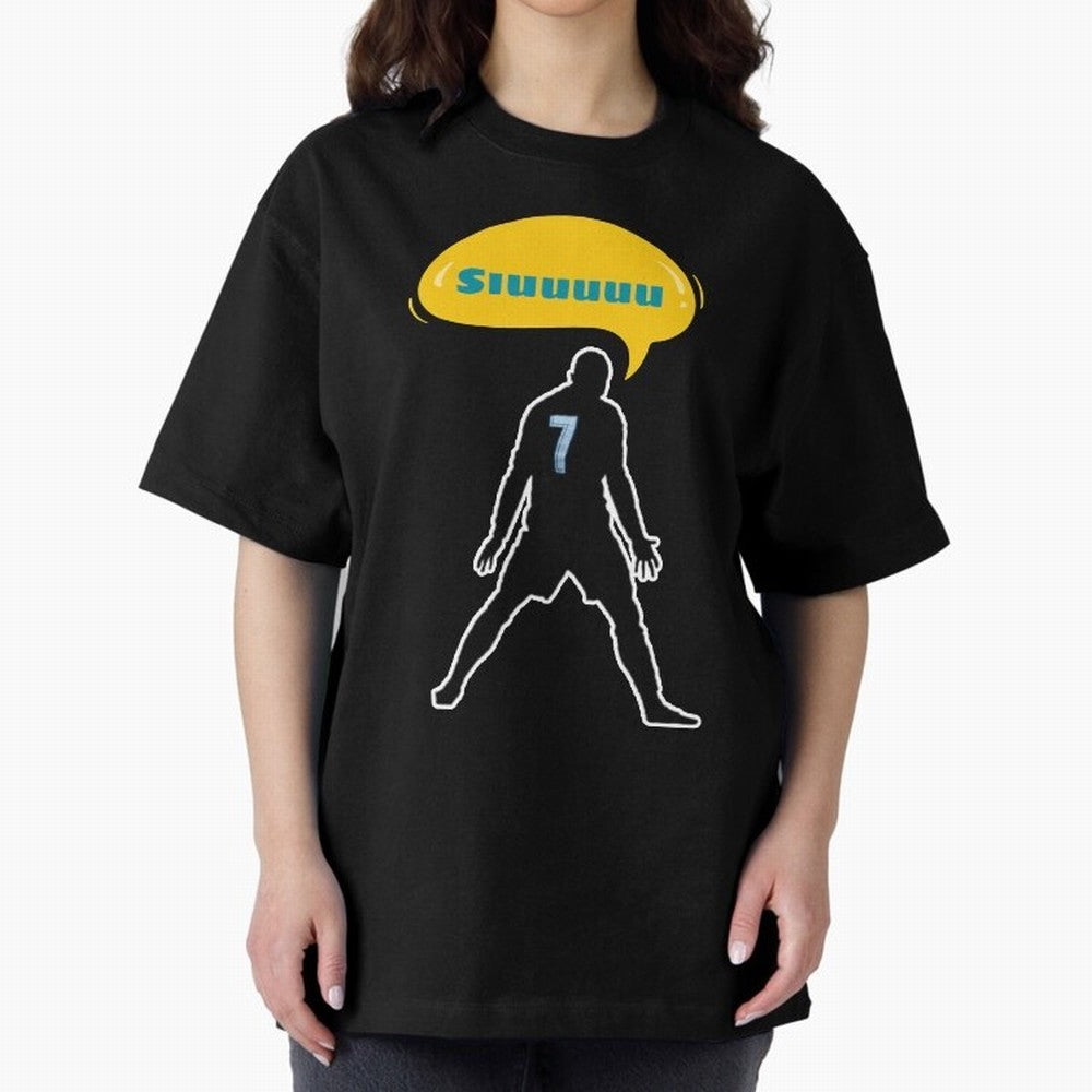 Siuuu Cristiano ronaldo goal Oversized T-Shirt Bring a Champion Mindset to FIFA World Cup 2026 Made for Messi, Spain and Netherlands Energy, Football History, Final Match Energy, Crowd Noise and Once in a Lifetime Moments; Perfect for Supporters
